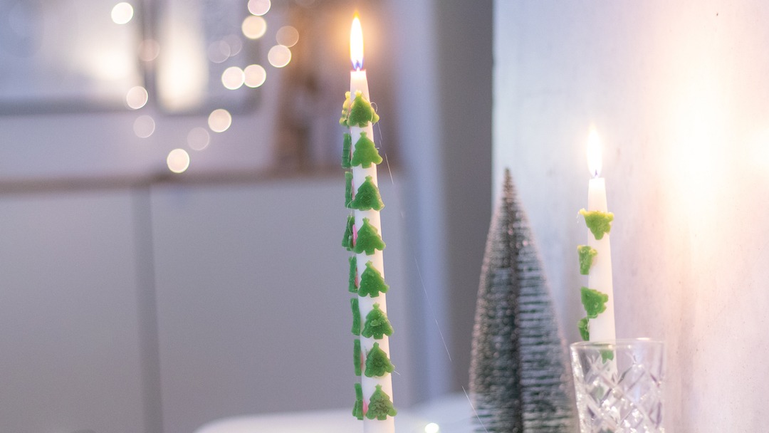 Kerze selber machen weihnachtlicher Stil - Mein Zauberplatz